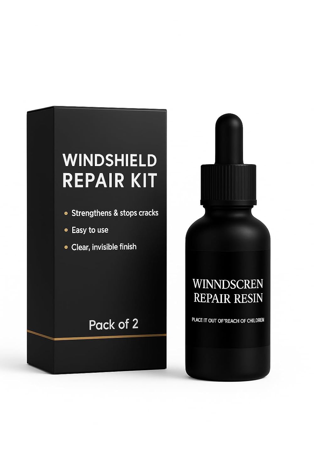 Glass Repair Kit Pack of 2