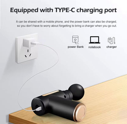 Portable Massage gun™ | Deep tissue Massager | for Pain Relief, Gym Recovery, Neck & Shoulder